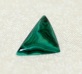 Congo Malachite Triangular Cabochon 4 carats great patterns! - radiantrocksct
