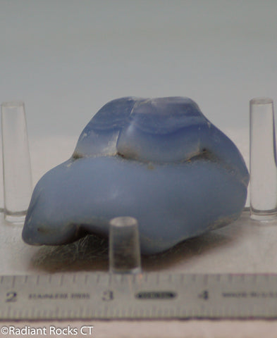 Malawi Blue Chalcedony lapidary tumbled rough 3.8 oz (115 grams)