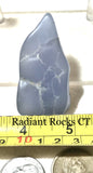 Malawi Blue Chalcedony lapidary tumbled rough 1.6 oz (40 grams) - radiantrocksct
