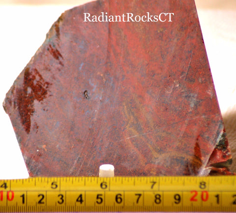 Oregon Maury Mountain Moss Agate Slab 7.6 oz (215 grams) - radiantrocksct
