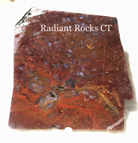 Oregon Maury Mountain Moss Agate Slab 8.2 oz (225 grams) - radiantrocksct