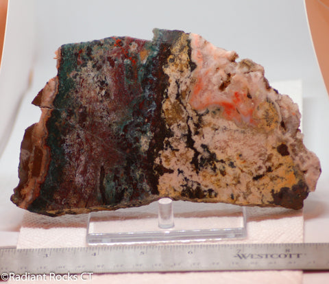Moroccan Jasper Agate lapidary slab 12.5 oz (355 grams)