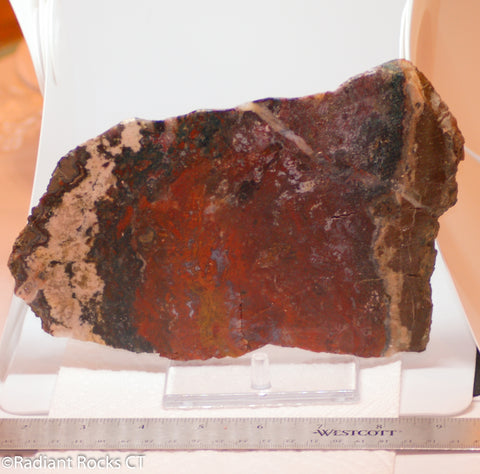 Moroccan Jasper Agate lapidary slab 19.4 oz (550 grams)