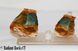 Morrisonite Picture Porcelain Jasper Cabochon faced rough pair 2.4 oz (70 grams) - radiantrocksct