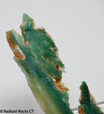 Zimbabwe Mtorolite chrome green gemmy chalcedony slab  1.8 oz (50 grams) .  RadiantRocksCTT