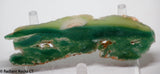 Zimbabwe Mtorolite chrome green gemmy chalcedony slab  1.6 oz (50 grams) .  RadiantRocksCT