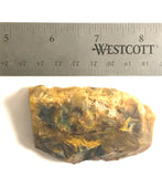 Namibian Pietersite Gold lapidary heel slab 1.6 oz  (50 grams) - radiantrocksct