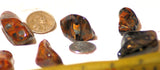 Namibian Red/Blue/Gold Pietersite polished tumble - 7 pieces 5.3 ounces - radiantrocksct