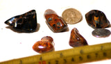 Namibian Red/Blue/Gold Pietersite polished tumble - 7 pieces 5.3 ounces - radiantrocksct