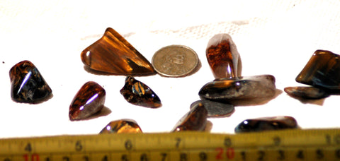 Namibian Red/Blue/Gold Pietersite polished tumble - radiantrocksct