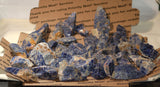 Namibian Sodalite lapidary rough pieces small flat rate box 3.5 lbs (1576 grams) - radiantrocksct