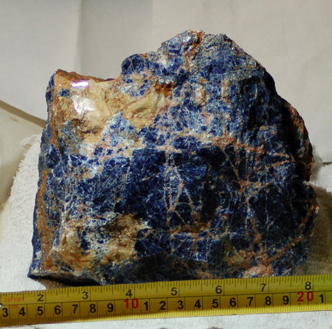 Namibian Sodalite lapidary rough 4.1 lbs (1843 grams) - radiantrocksct
