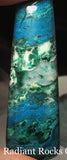 Ray Mine Chrysocolla Malachite Agate Cabochon  35 carats - radiantrocksct