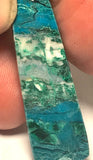 Ray Mine Chrysocolla Malachite Agate Cabochon  35 carats - radiantrocksct