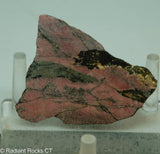 Rhodonite Lapidary Slab - Radiant Rocks CT