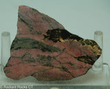Rhodonite Lapidary Slab - Radiant Rocks CT