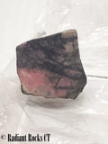 Rhodonite Lapidary face cut lapidary slab pair 2.8 oz (80 grams)