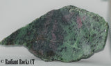 Ruby in Fuscite lapidary slab 4.6 oz (130 grams)
