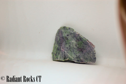 Ruby in Fuscite lapidary heel slab 2.0 oz (55 grams)