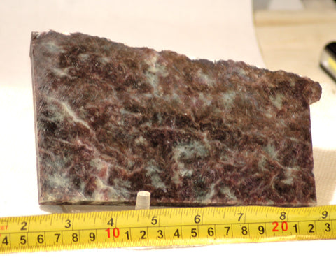 Russian Charoite dark purple lapidary slab  14.2 oz (405 grams) - radiantrocksct