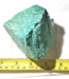 Russian Microcline Amazonite 16.4 oz (465 gm) rough - Intarsia, cabochons, slabs - radiantrocksct