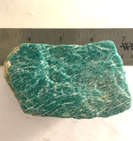 Russian Microcline Amazonite 10.0 oz (280 gm) rough - Intarsia, cabochons, slabs - radiantrocksct