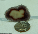 Polished Stalagmite slice 8 grams - Radiant Rocks CT