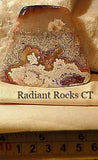 Red Crazy Lace Agate Cabochon 130 carats - radiantrocksct