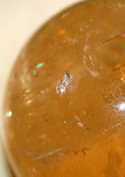 Yellow Calcite Sphere 2.6 lbs 3 1/2" diam.  Yellow beauty! - radiantrocksct
