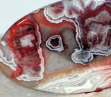 Red Crazy Lace Agate Cabochon 36 carats - radiantrocksct