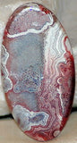 Red Crazy Lace Agate Cabochon 36 carats - radiantrocksct