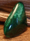 Congo Malachite freeform Cabochon  54.5 carats - radiantrocksct