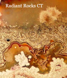 Red Crazy Lace Agate Cabochon 130 carats - radiantrocksct