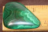 Congo Malachite freeform Cabochon  54.5 carats - radiantrocksct