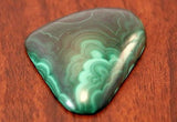Congo Malachite freeform Cabochon  54.5 carats - radiantrocksct