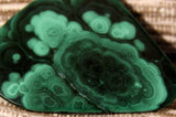 Congo Malachite freeform Cabochon  54.5 carats - radiantrocksct