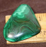Congo Malachite freeform Cabochon  54.5 carats - radiantrocksct