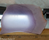 Lavender Purple Yttrium Fluorite Lapidary Slab - RadiantRocksCT