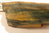 Blue Gold Tiger's Eye lapidary cabochon slab 1.8 oz (50 grams) - radiantrocksct