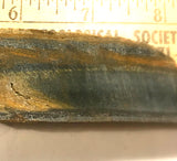 Blue Gold Tiger's Eye lapidary cabochon slab 1.6 oz (40 grams) - radiantrocksct
