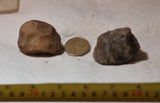 Botswana banded agates 4.8 oz (135 grams) 2 lapidary nodules - radiantrocksct