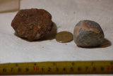 Botswana banded agates 6.0 oz (170 grams) 2 lapidary nodules - radiantrocksct