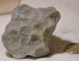 Botswana banded agates 11.2 oz (315 grams) 2 lapidary nodules with windows - radiantrocksct