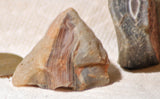 Botswana banded agates 9.4 oz (265 grams) 4 pieces deep red and purple - radiantrocksct