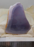 Lavender Purple Yttrium Fluorite  slab - Radiant Rocks CT
