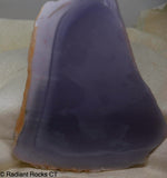 Lavender Purple Yttrium Fluorite  slab - Radiant Rocks CT