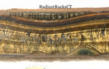 Variegated Tiger's Eye lapidary cabochon slab 1.8 oz (50 grams) - radiantrocksct