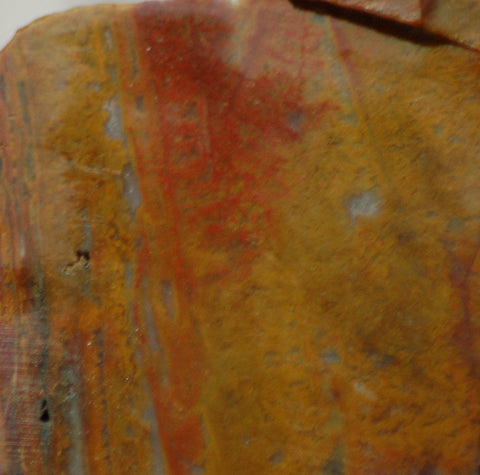 Java Flame, Indonesian Sagenite Agate 6.8 oz  lapidary slab (193 grams) - radiantrocksct