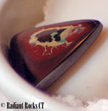 Koroit Boulder Opal triangular Cabochon green Fire - radiantrocksct