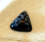 Snowflake Obsidian Freeform Cabochon 6.5 carats